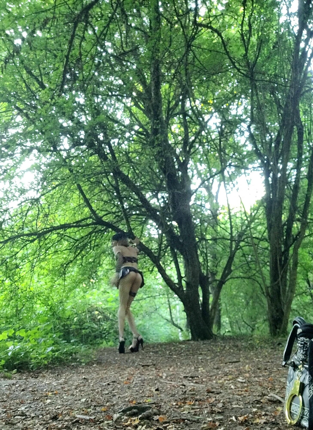 Une salope dans un🌳Bosquet a la recherche d'Ejacs Faciales #39