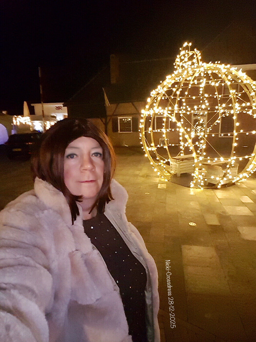 Outdoor Pantyhose Boots - MerryChristmas - Nicki-Crossdress #47