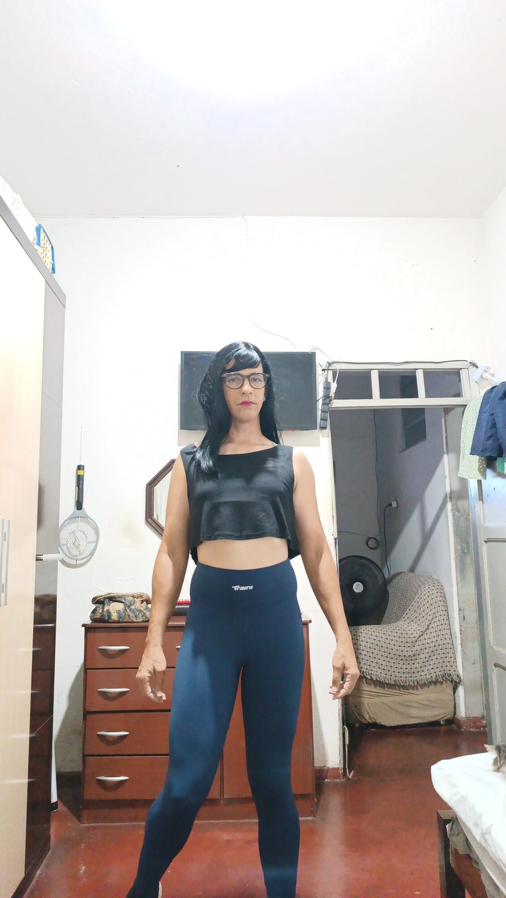 Sakura Nakamura Cute Legging Gym  #5