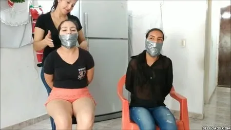 these girls wanted to be strongly gagged by milf selfgags         