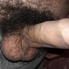 My huge hairy cock and balls)