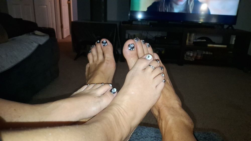 Footsie with my girlfriend #16