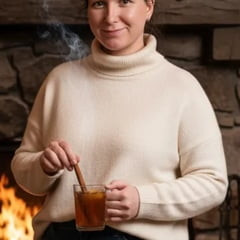 我的61F女仆让我穿着白色高领毛衣裸体姿势