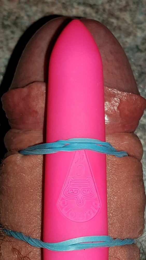 Playing with small vibrator #22