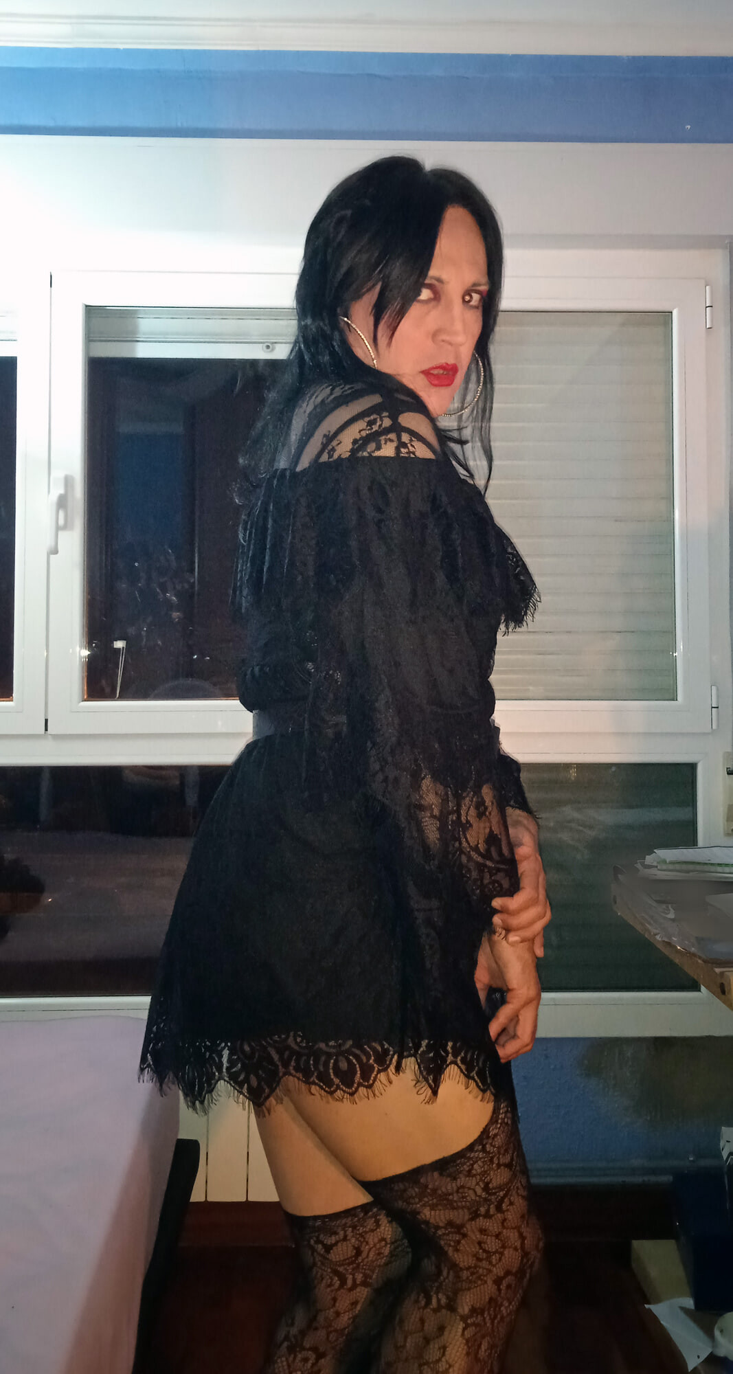 sissy taniax in gothic dress #5