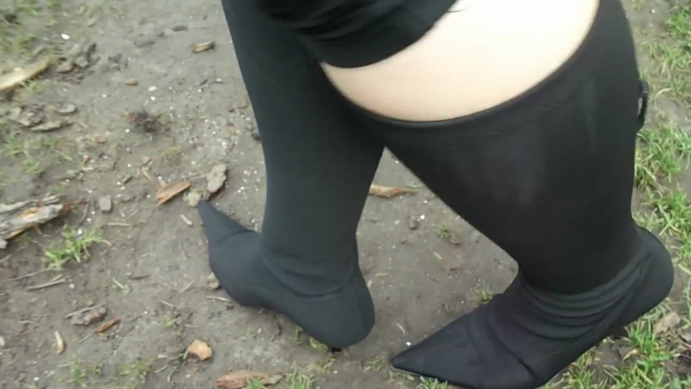 Sweaty socks and boots of my girlfriend af #3