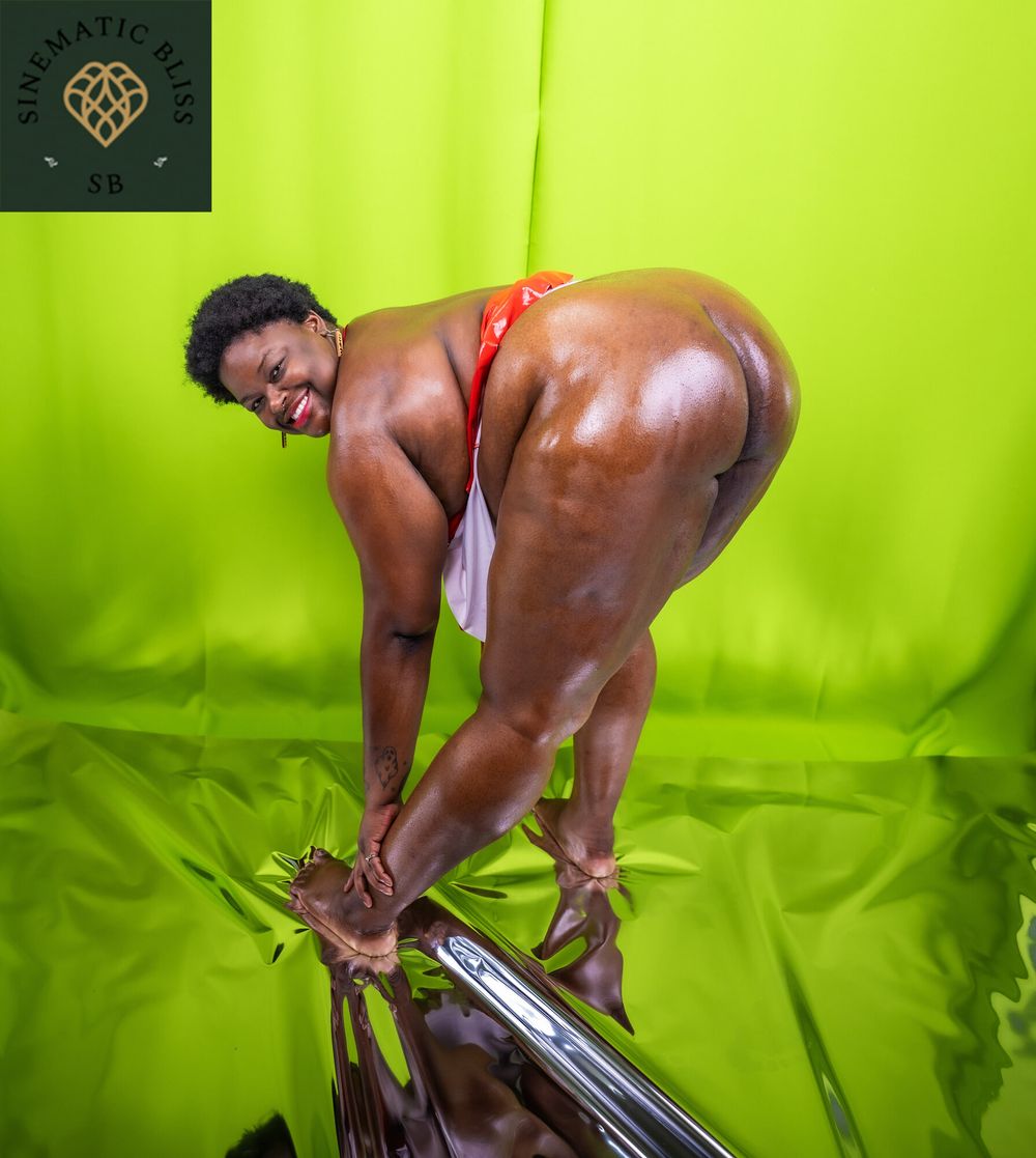 New Ebony BBW Model Poses Nude PT1 #2