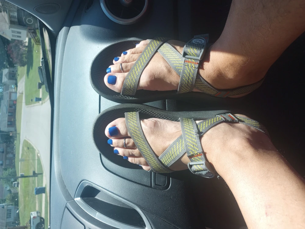 Showing off my new pedicure #3
