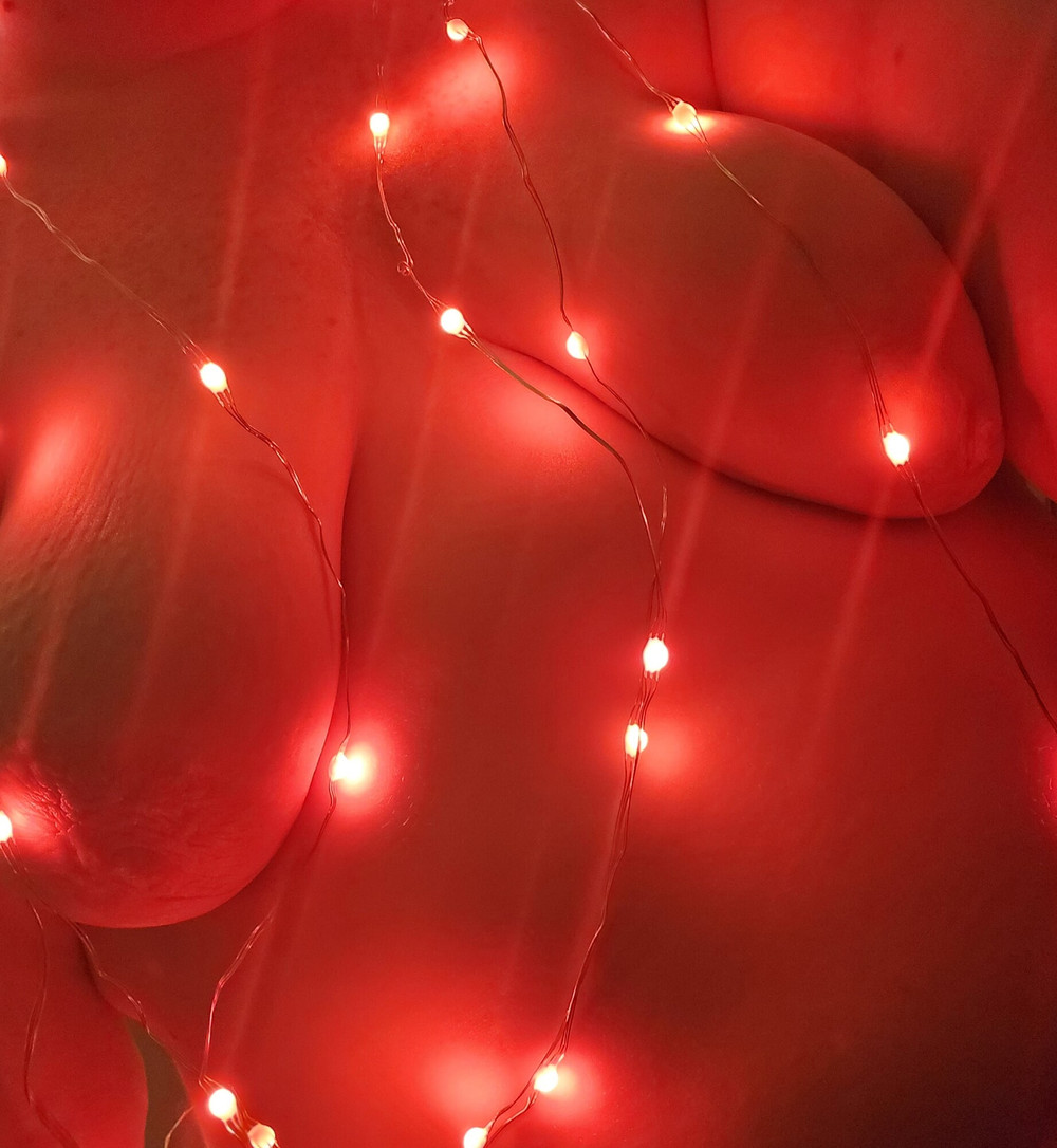 Christmas lights and lingerie!  #9
