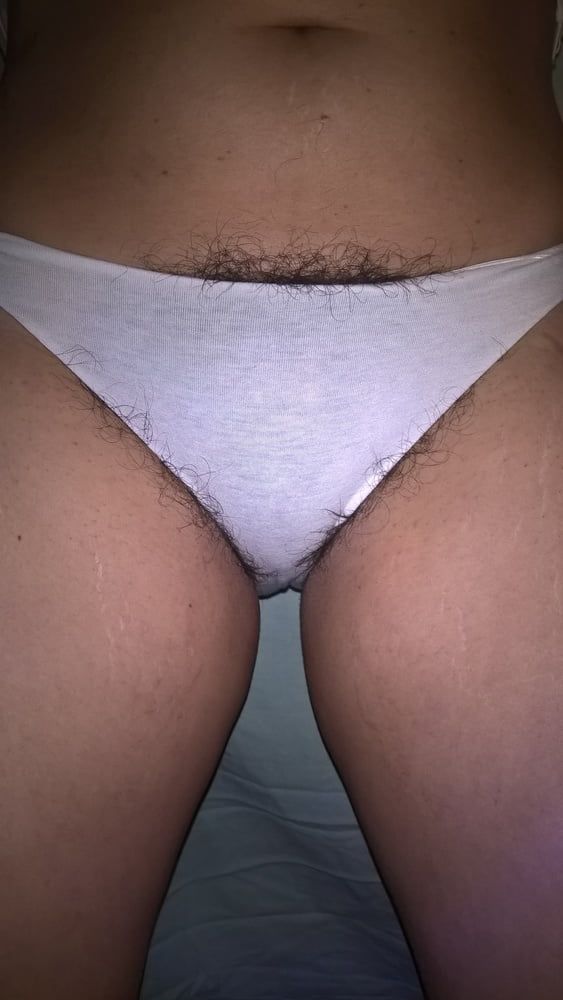 Too Tight Panties For Hairy Pussy #2