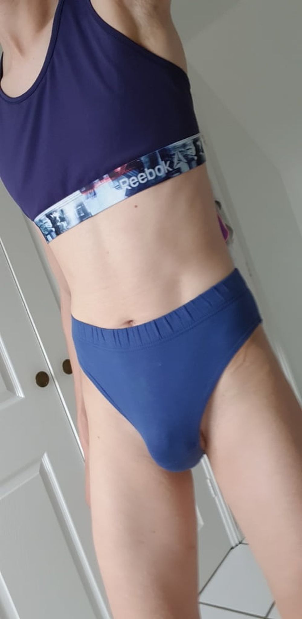 Reebok blue sports bra #5