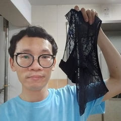 Selfie with a big ass women lace panties size XL.