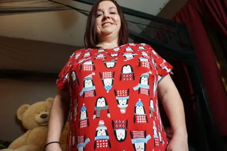 sexy bbw christmas jammies photoset         