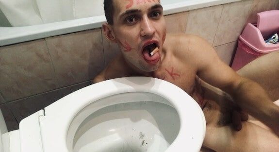 Toilet Slave Twink Boy 18  #5