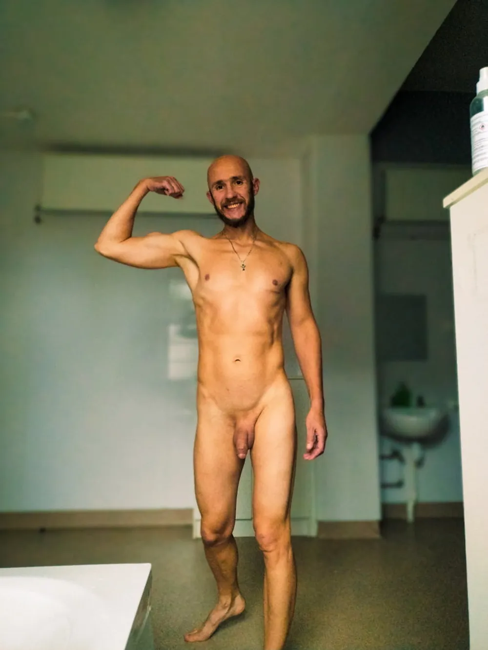 Skinny guy posing #13