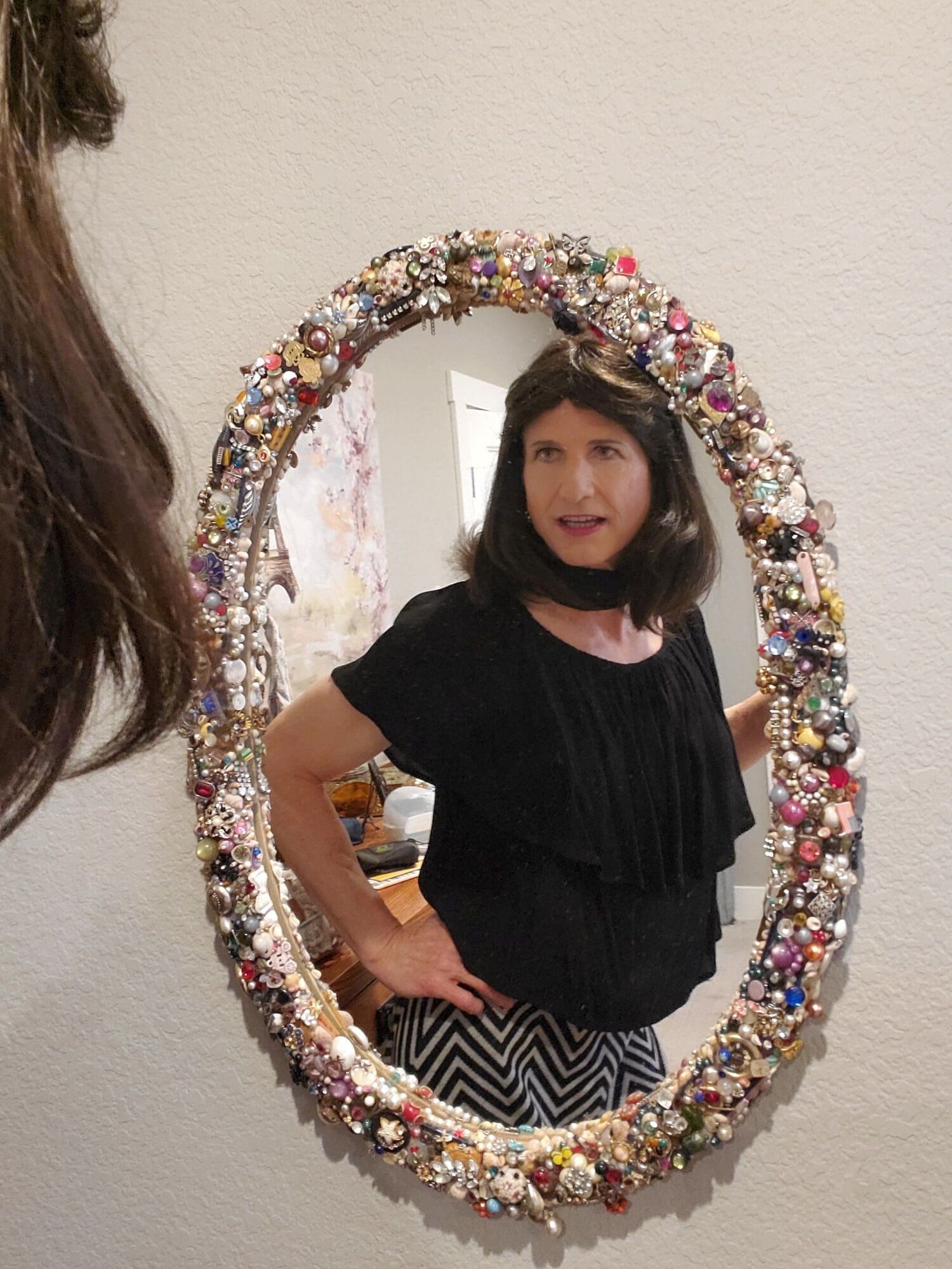 Black and White mini skirt #26