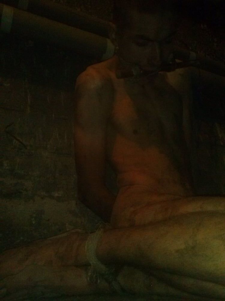 Young slave in dirty cellar #28