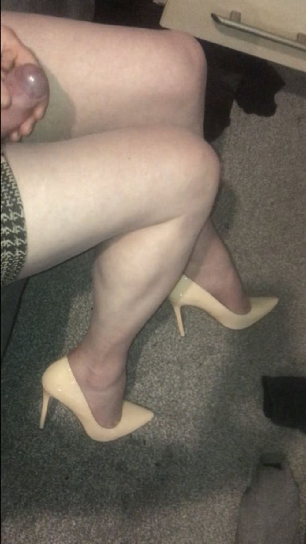 Heels nylons cock #9