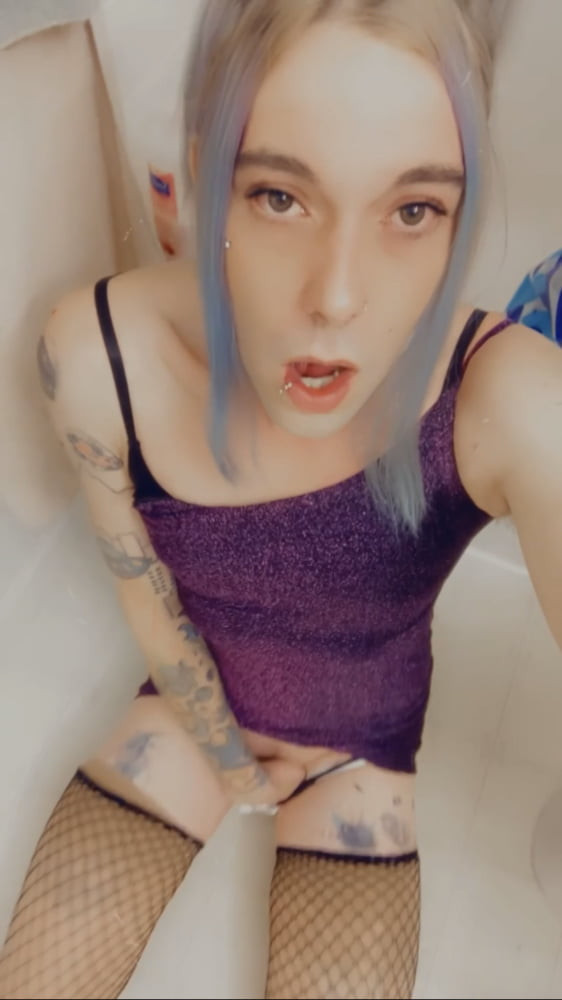 Hot Purple Minidress Slut #59