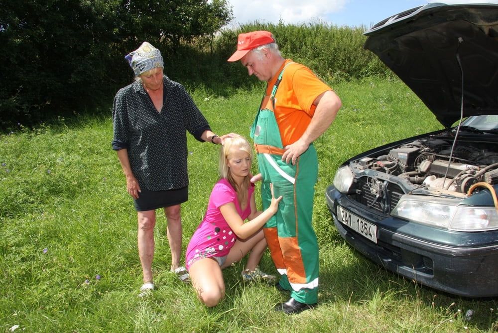 His car breaks down and an elderly man offers to repair it i #7