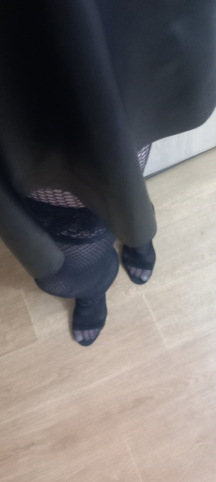 My sexy legs in black stockings #2