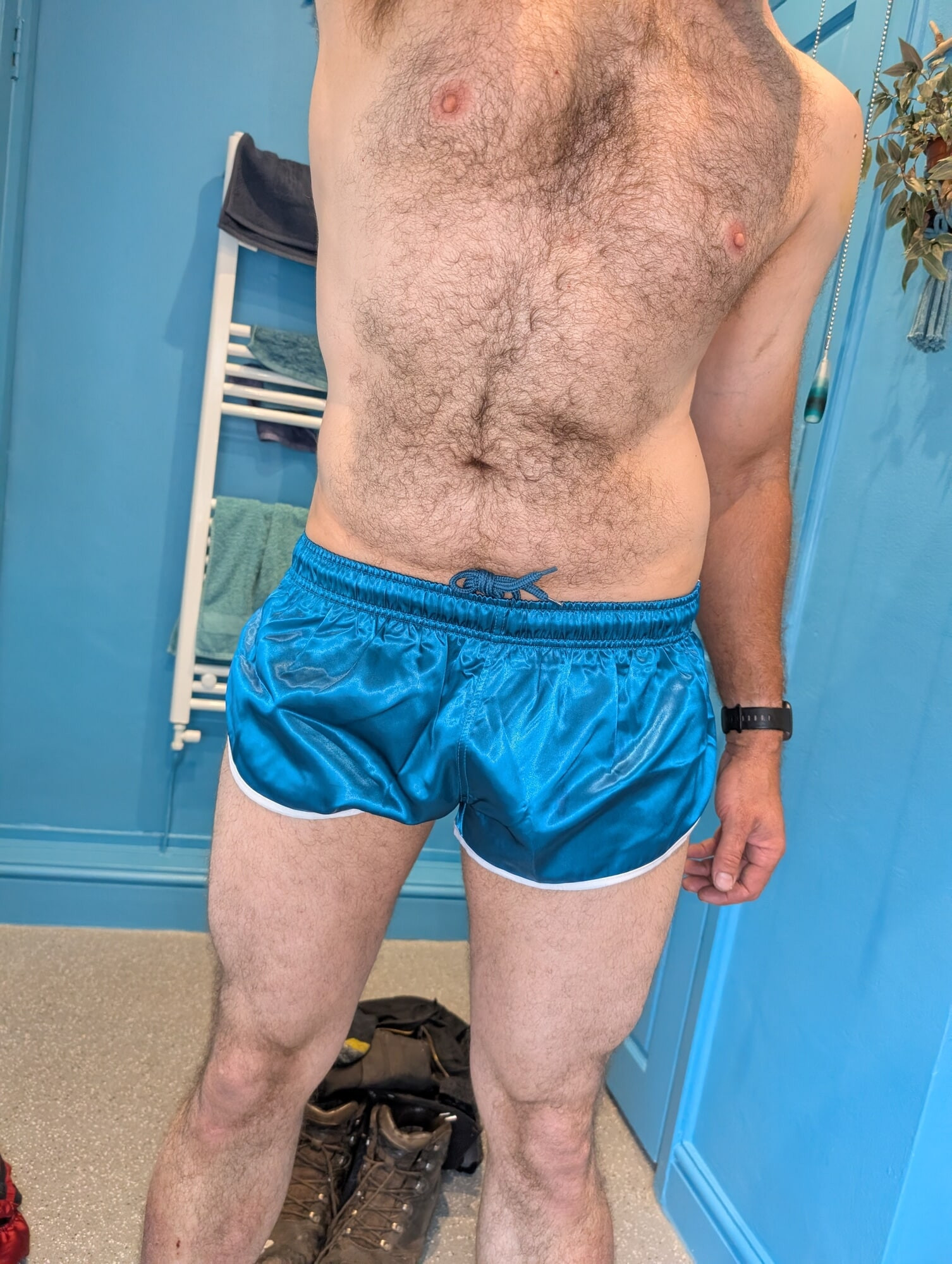 Satijnen korte broek 