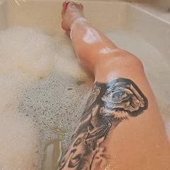 Cum wash my... feet? 