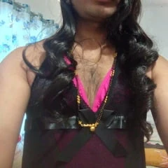 Trans gender wearing lingerie 