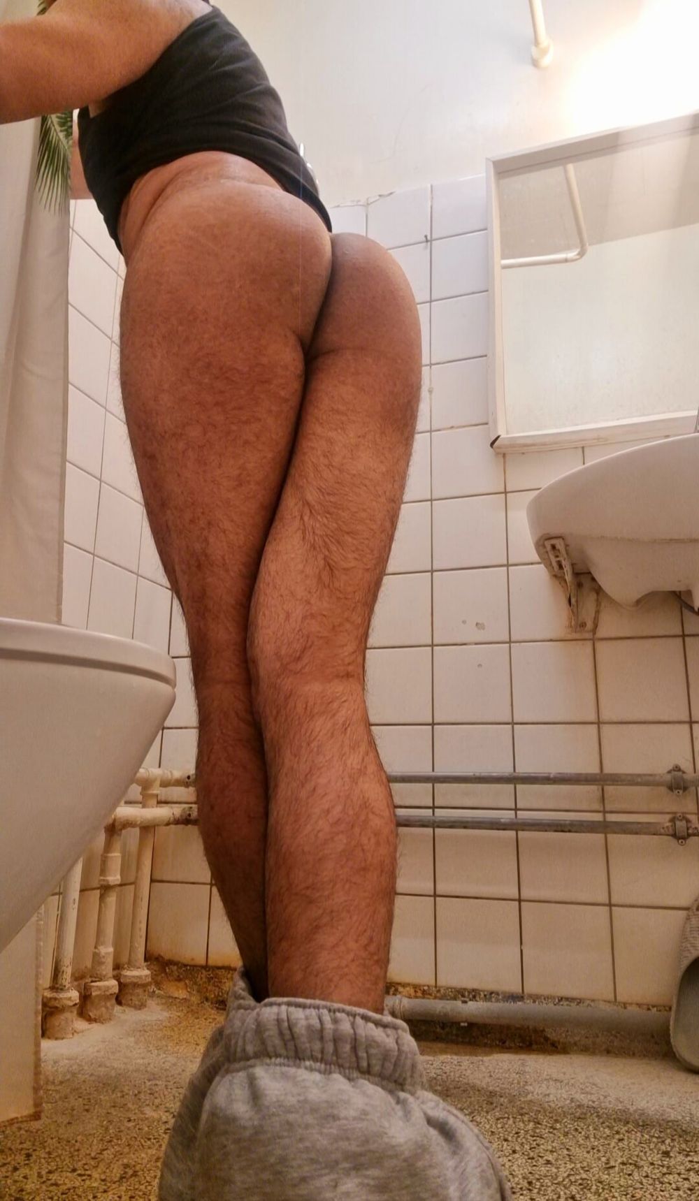 Big smooth butt boy shares with you some horny pose #2