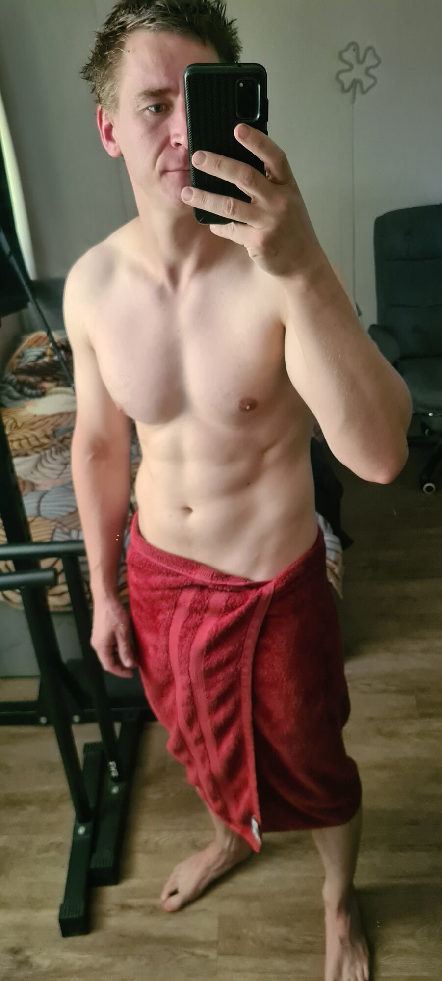 Me after a shower