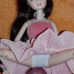 Playing with dolls