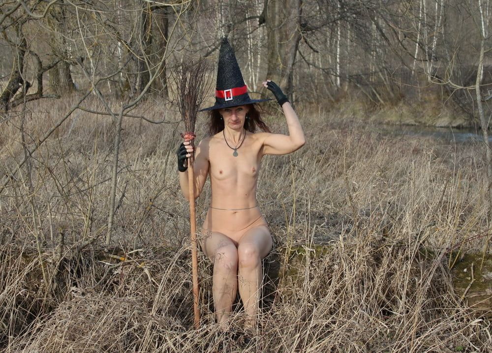 Nude Witch on nature #5