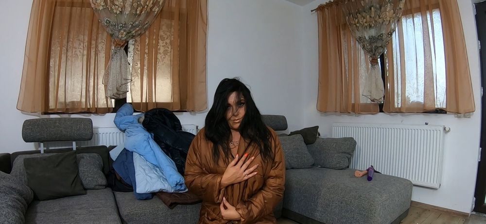 MilfyCalla- Masturbating while wearing some down jackets 191 #2