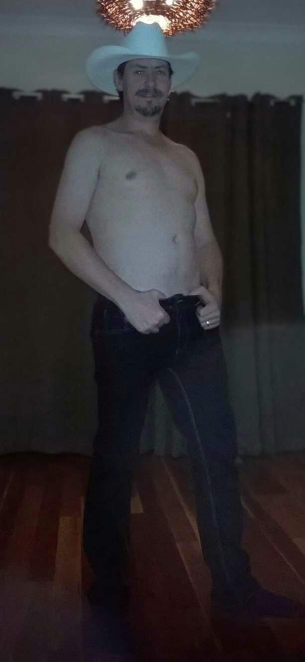 Enjoying my cock