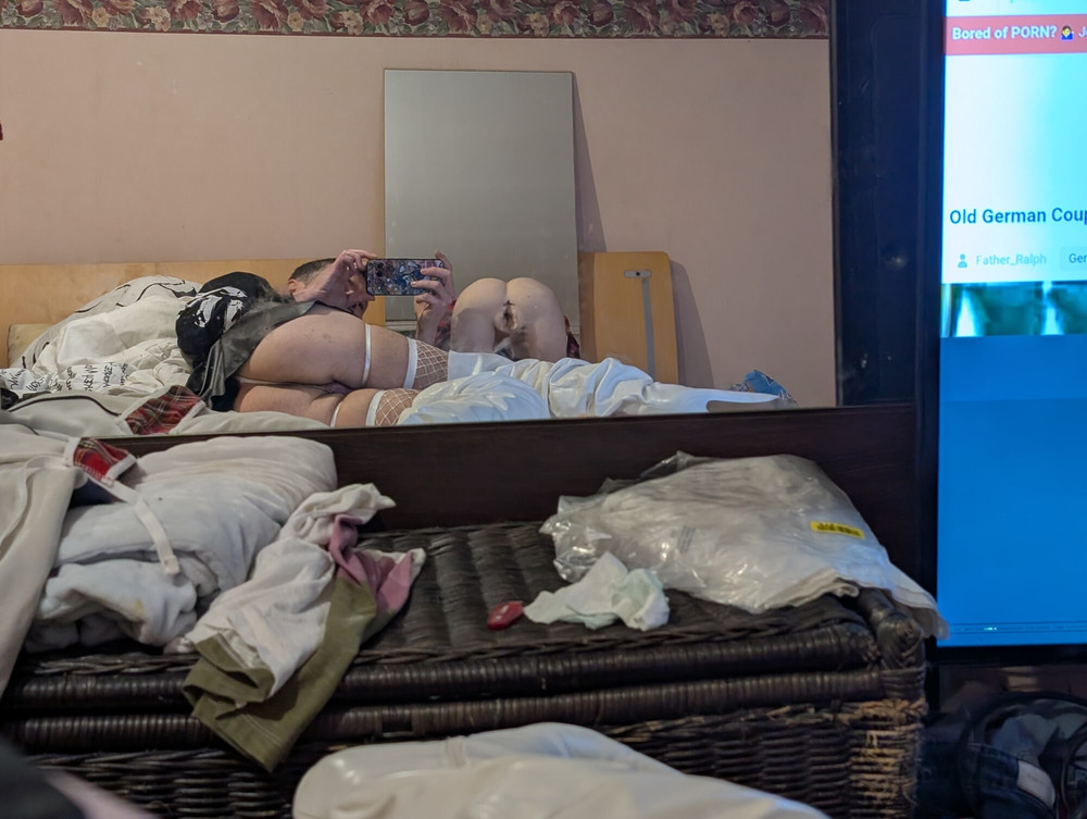 Lady boy sexy lingerie  #8