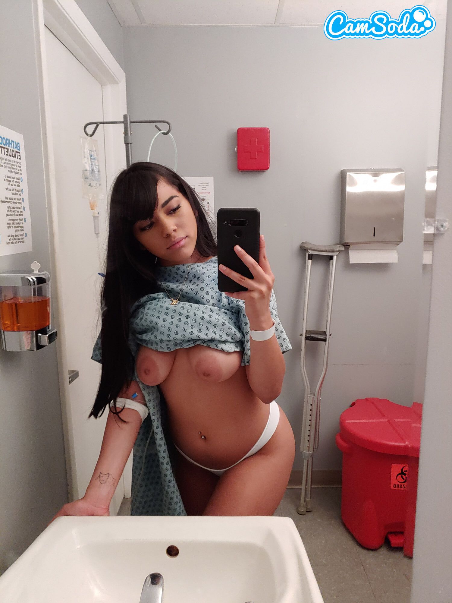 Big bootied latina teen gets horny in the ER #4