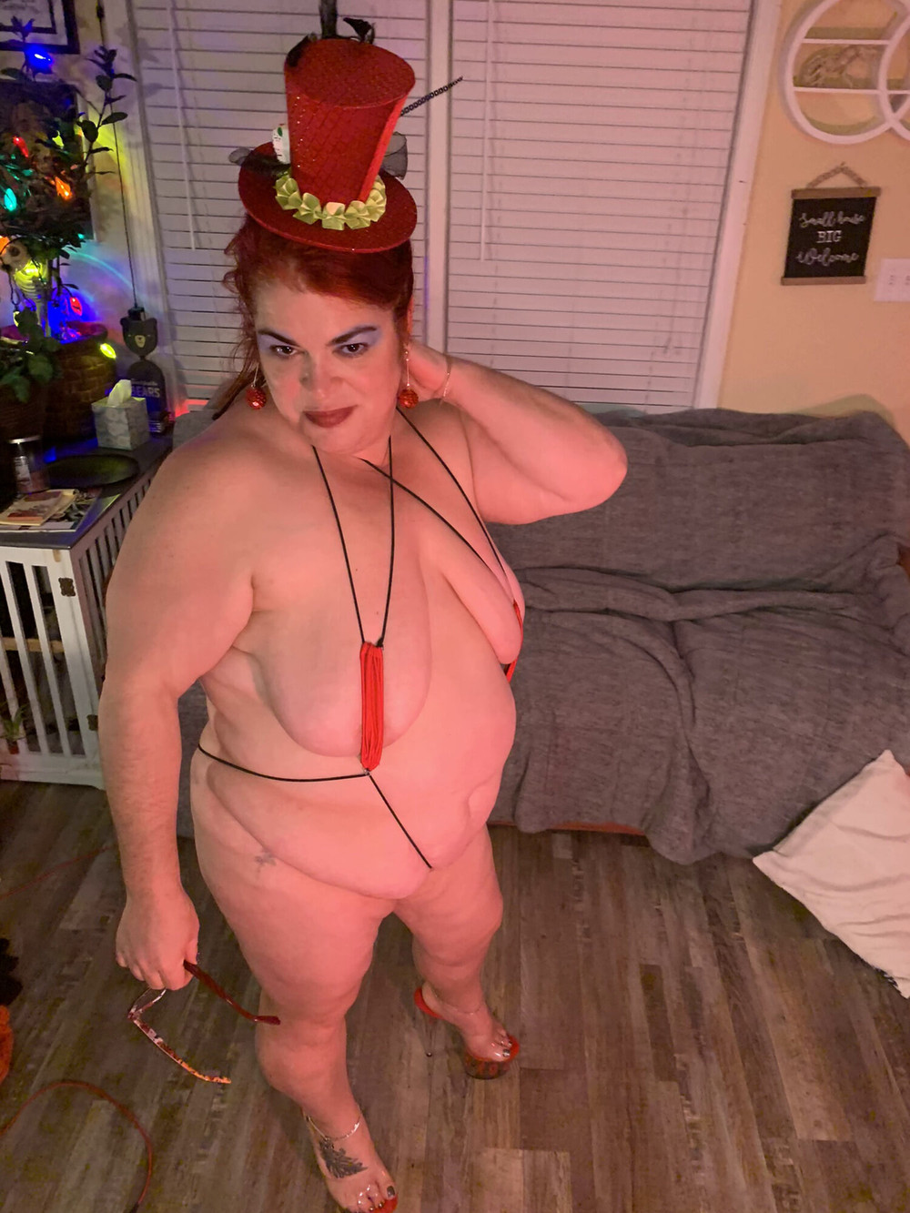 Liz Wearing Pleaser Heels and dressed for her Double date #2