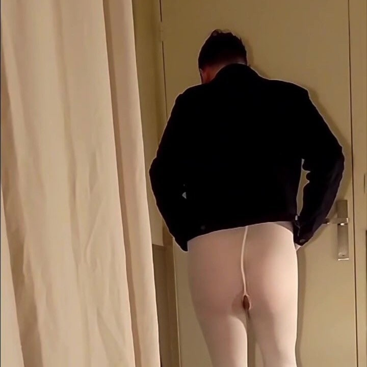 Best Moments - Open White Pantyhose and Handjob #36