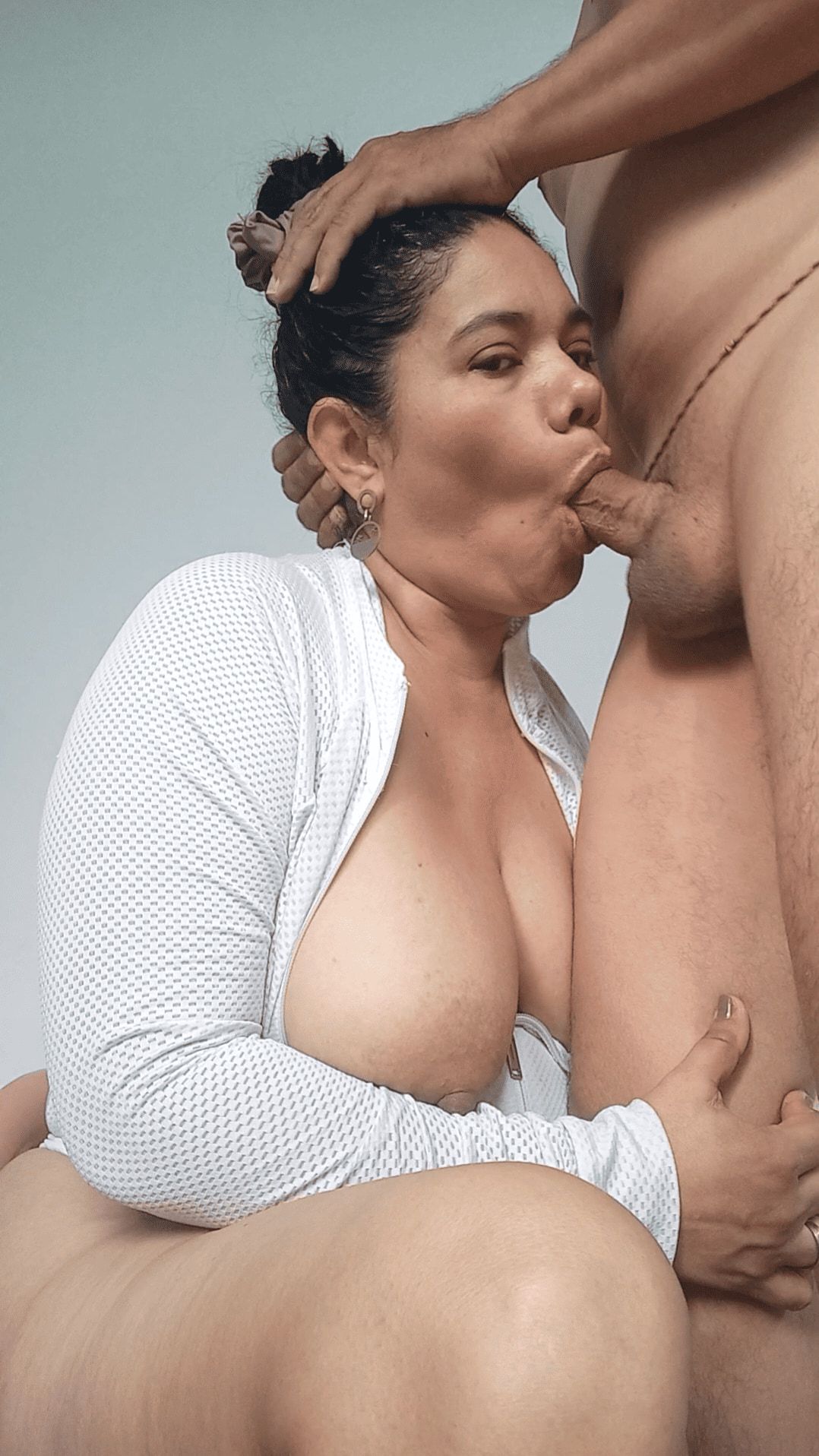 Las Tetas de mi novia mamando