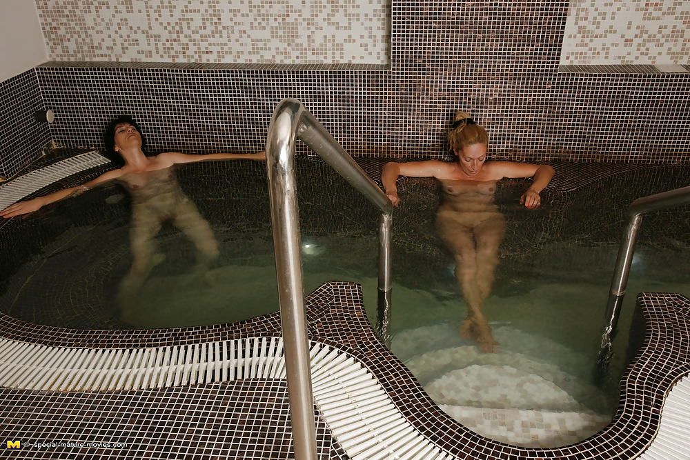 Mature mothers in shower and sauna PART 1 #34