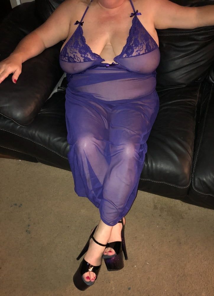 Horny wife in purple #44