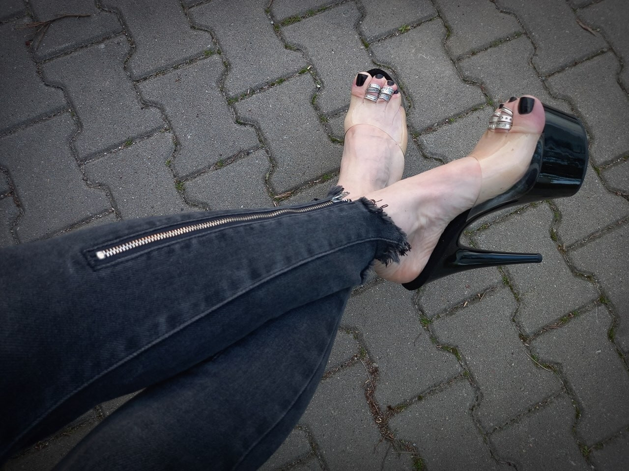 17cm stripper heels #44