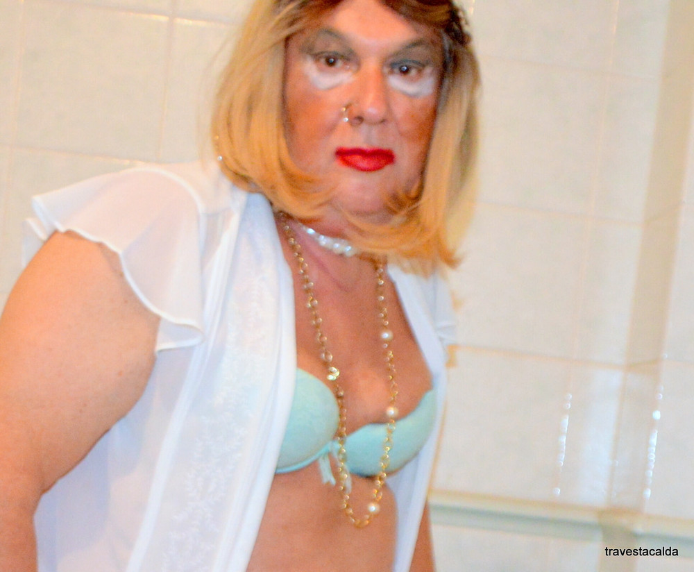 sissy whore with different colored stockings #47