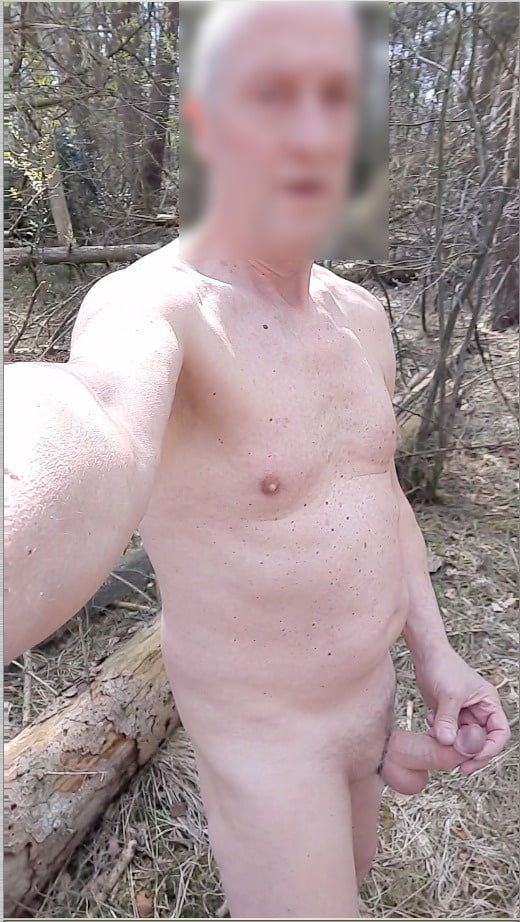 public woods naked outdoor exhibitionist jerking cumshot #53