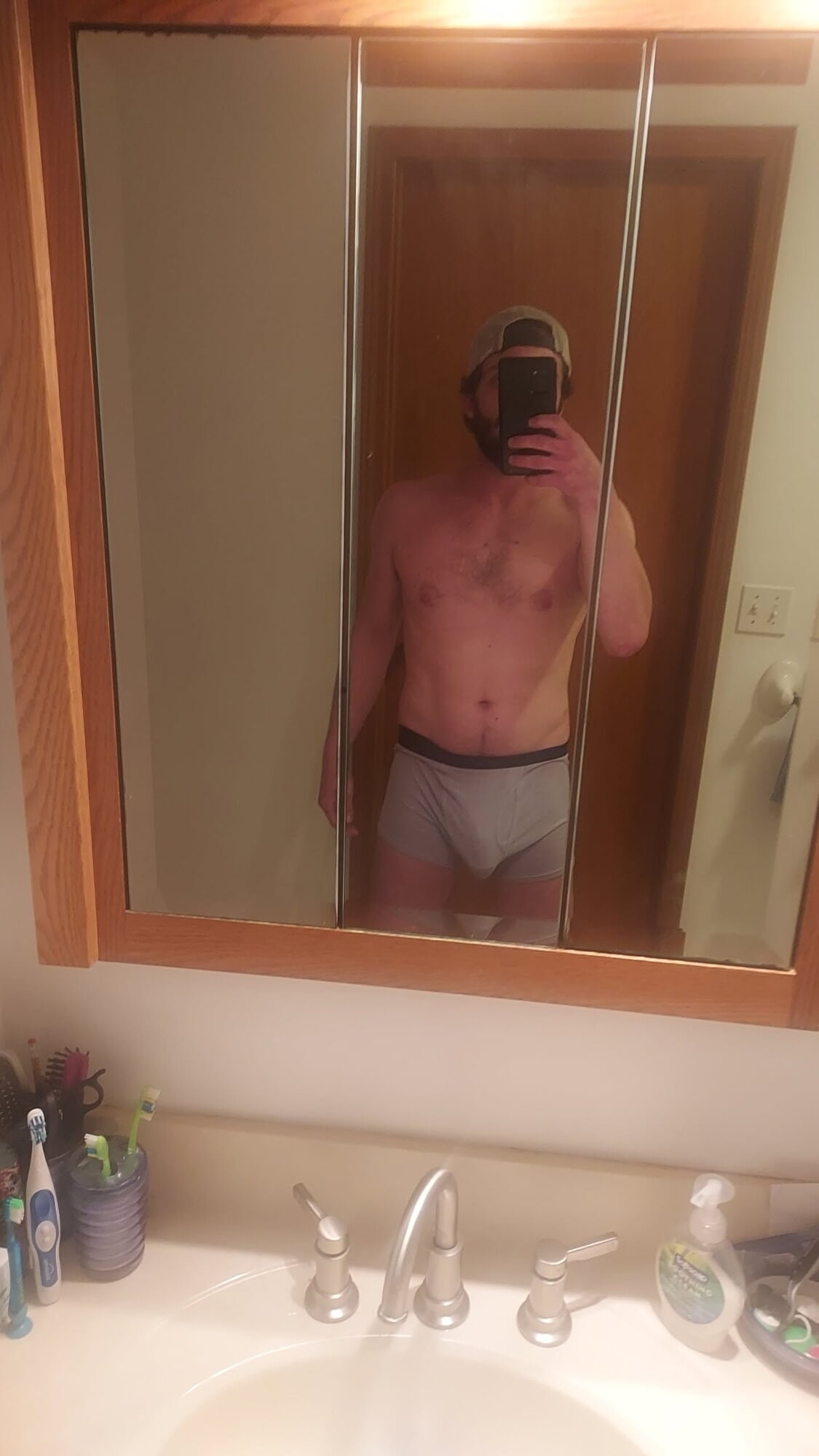 Young white cock