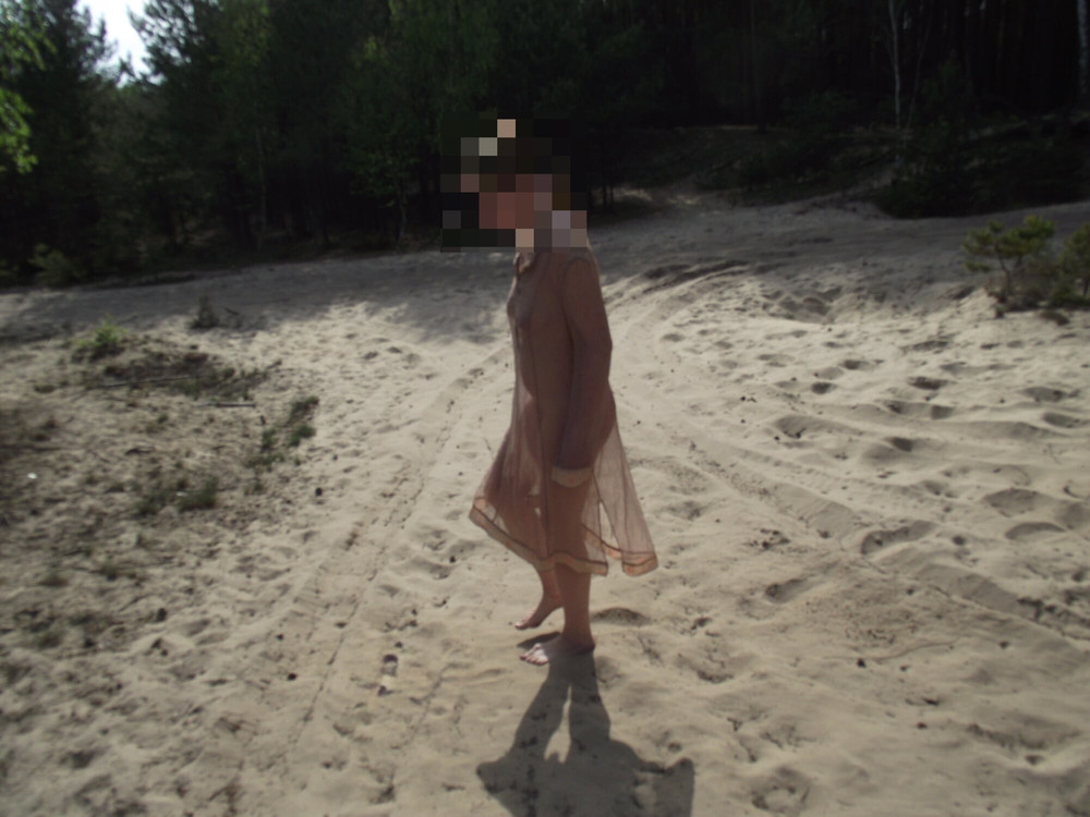 Teasing Her Sands in Sheer #3