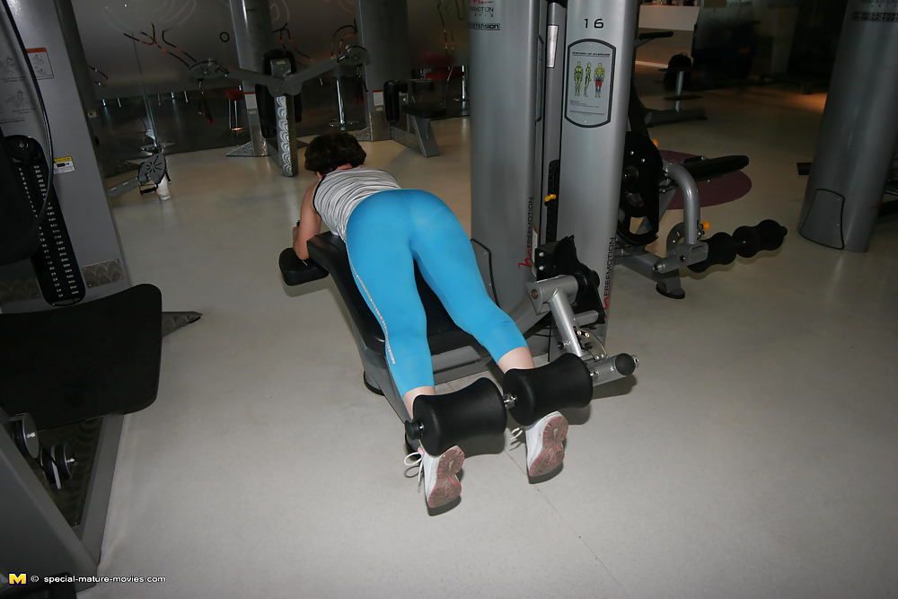 Naked Mature Mothers do Naked Exercises at Gym PART 1 #31