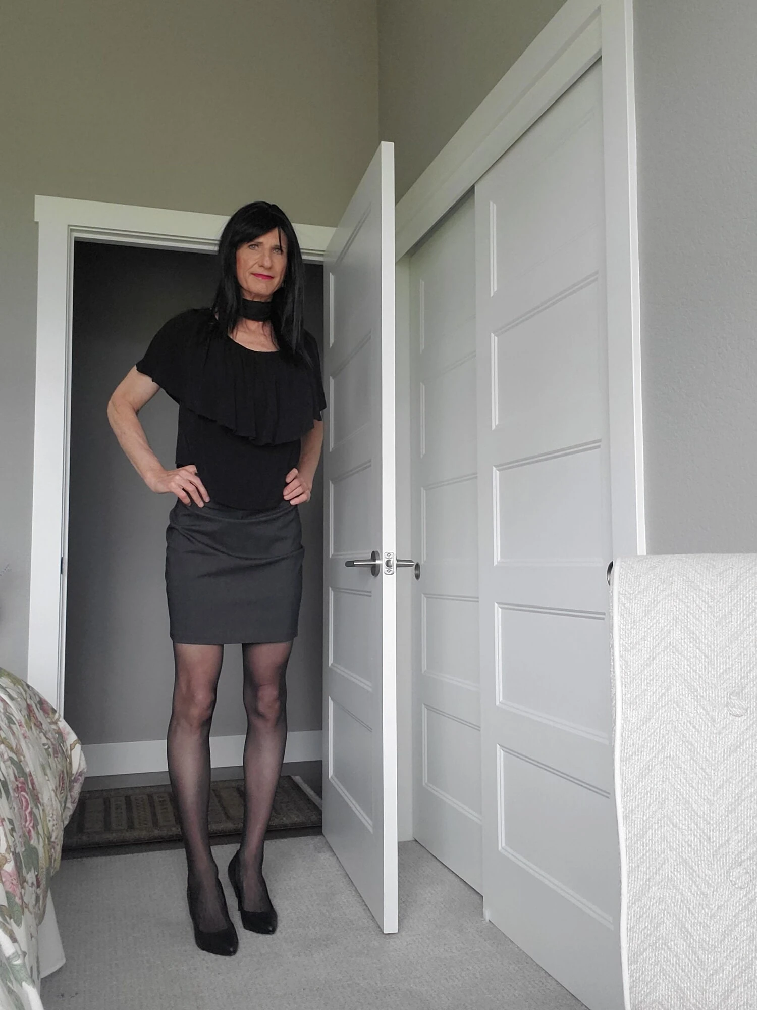 Gray skirt #18