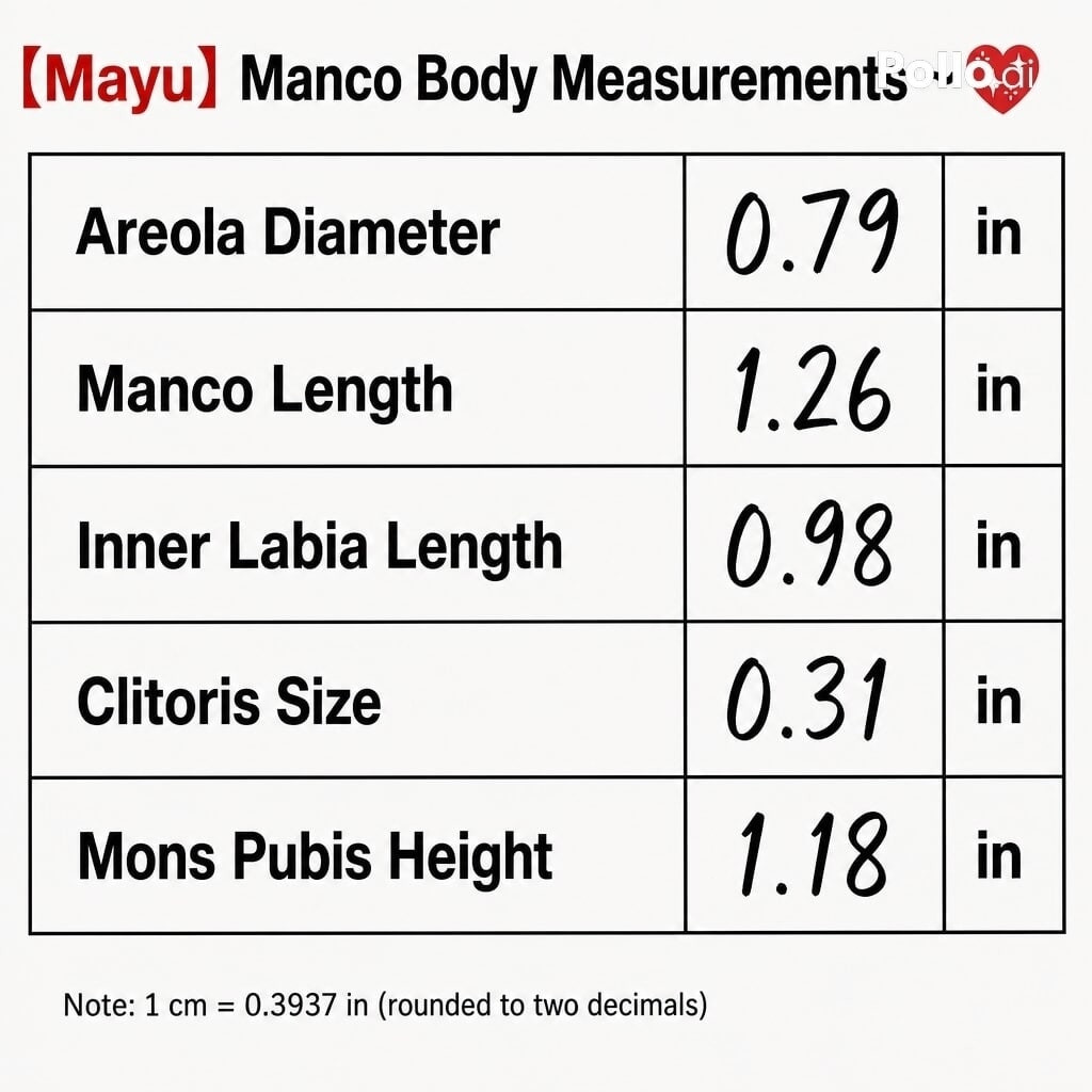Pussy size measurement