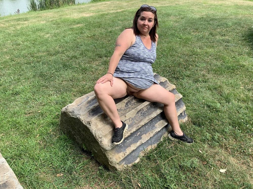 Sexy BBW Outdoors at the Park #24